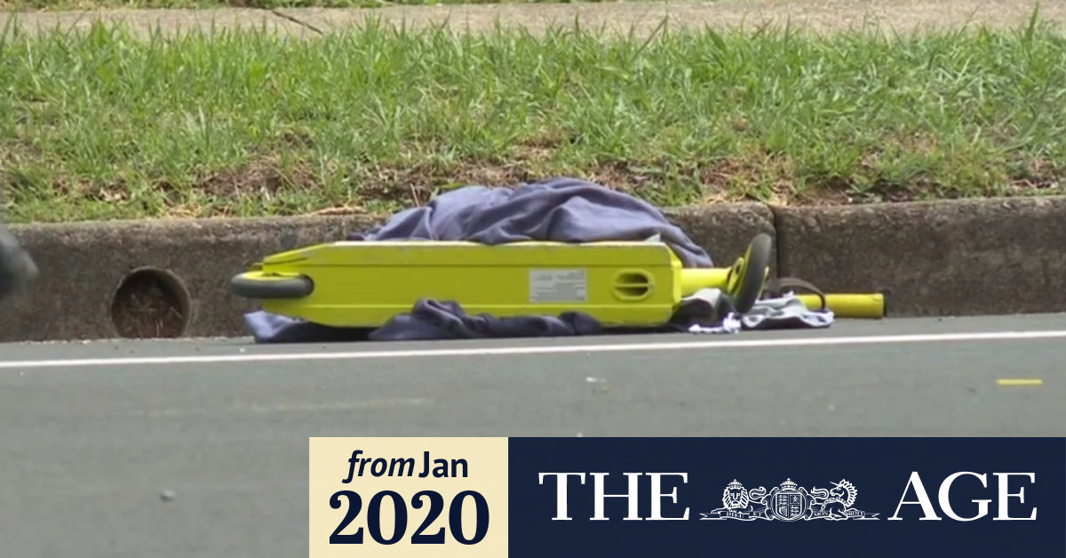 Video Boy injured in scooter crash in western Sydney